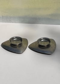 Image 3 of Vintage Lundtofte Danish Candlestick Pair 