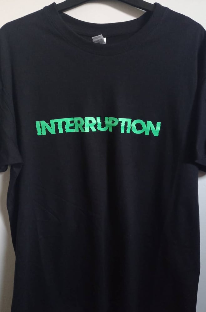 Image of INTERRUPTION SLIME GREEN TSHIRT