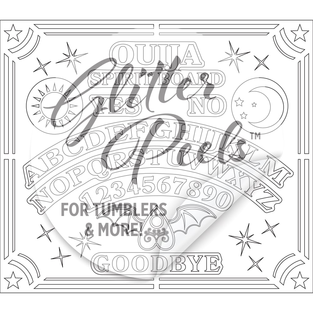 Ouija Board GlitterPeel