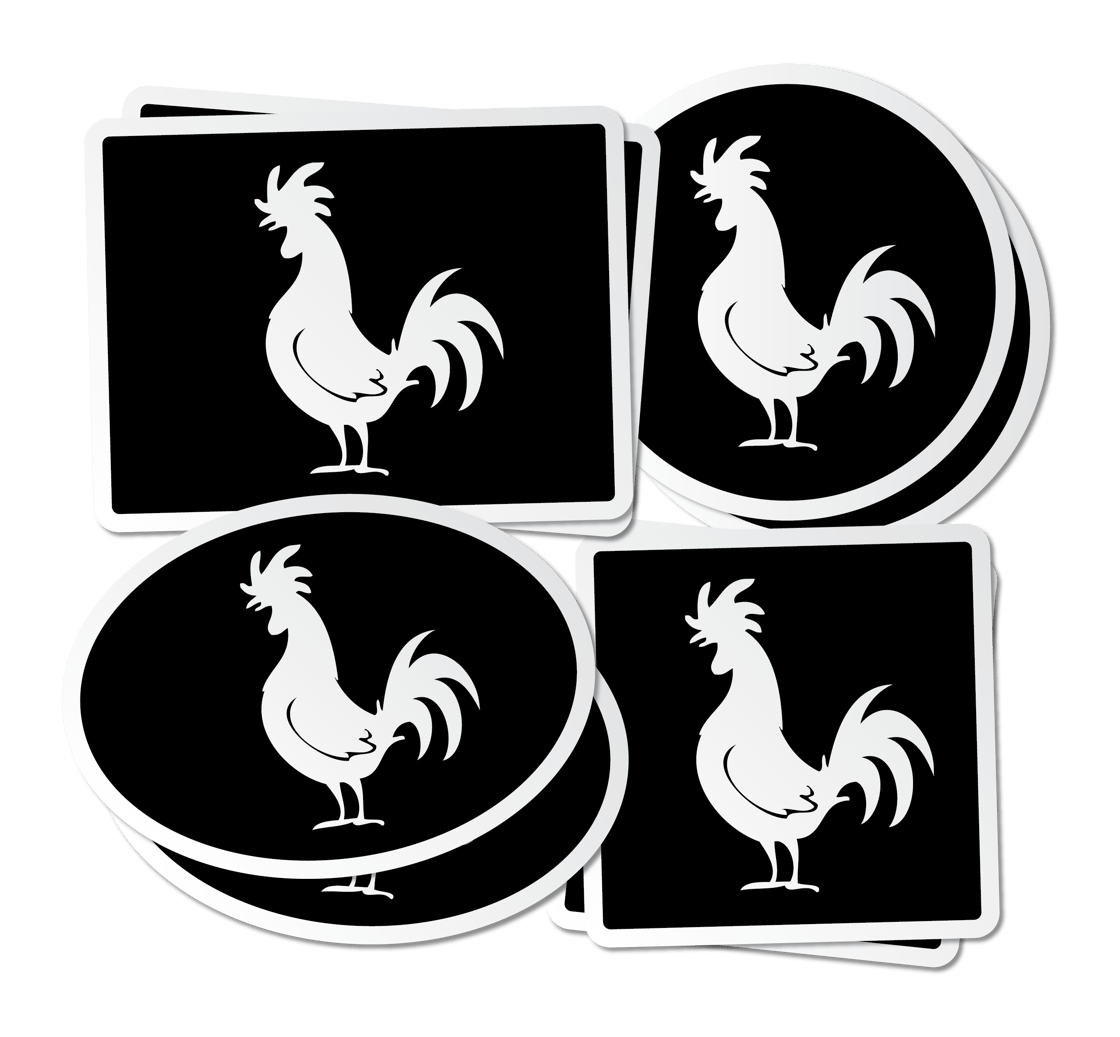 Image of Promo - Kiss Cut - Vinyl Shape Sticker