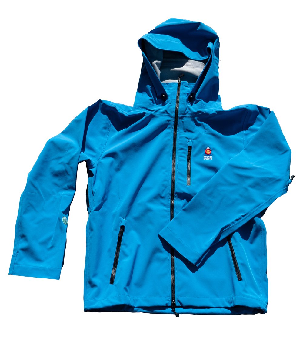 Image of Antero II Plus Hardshell Polartec Neoshell Made in Colorado Azure Blue