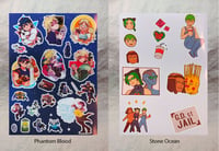 Image 2 of JOJO A5 Sticker Sheets