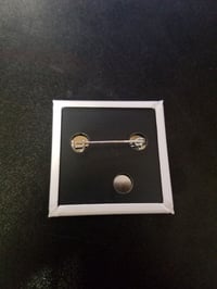 Image 2 of Square Discharge Hear Nothing See Nothing Say Nothing 1.5 Inch button