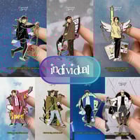 Image 1 of [INDIVIDUAL] Solo Series Enamel Pin 🎤