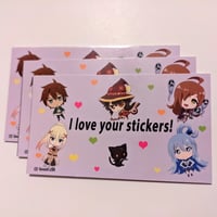 (5 Pack) Sticker Appreciation Card