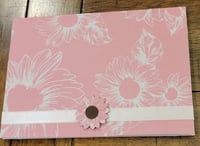 Image 1 of Pink and White Sunflowers- **Ukrainian Refugee Fundraiser**