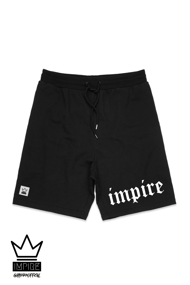 Image of 'OLD ENGLISH' SHORTS (BLACK)