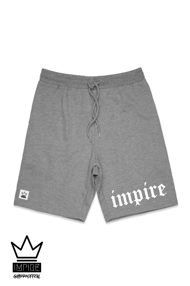 Image of 'OLD ENGLISH' SHORTS (GREY)