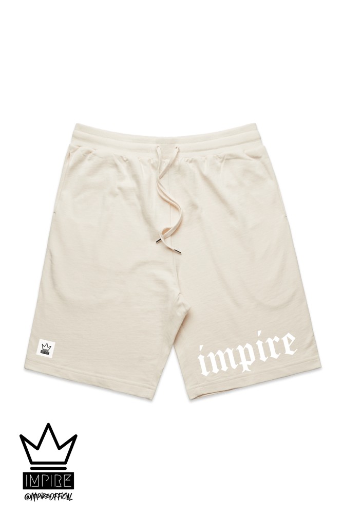 Image of 'OLD ENGLISH' SHORTS (ECRU)