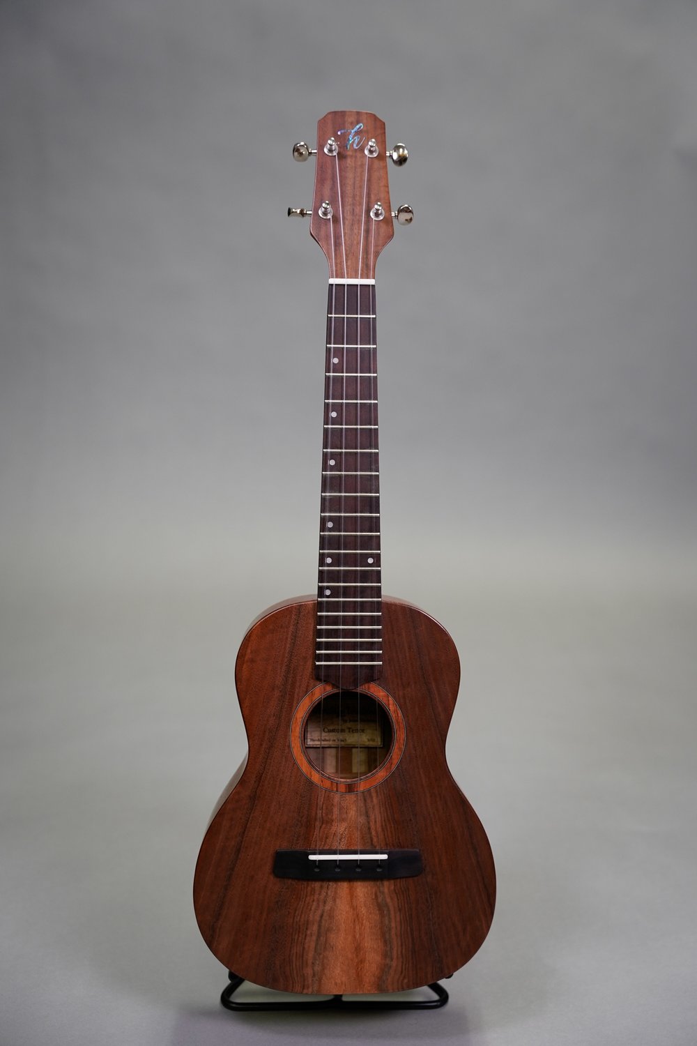 Image of Heritage Ukuleles Custom Walnut Rosette Tenor