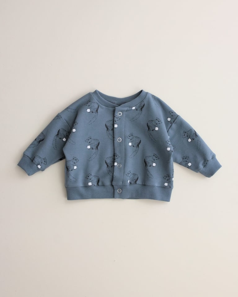 GILET OCTAVE bleu