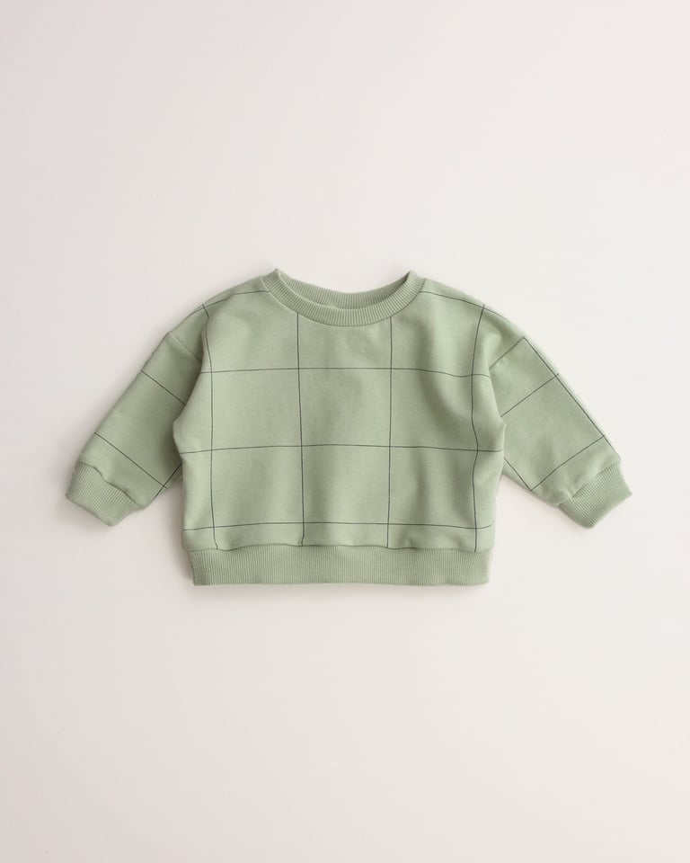 SWEAT CAMILLE vert sauge