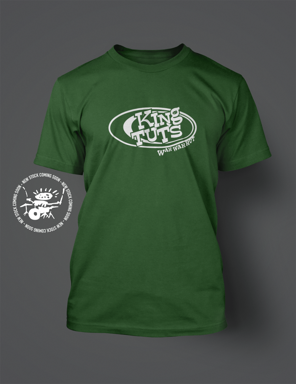 ::NEW STOCK NOW IN:: KING TUT'S LOGO TEE (BOTTLE GREEN/WHITE)