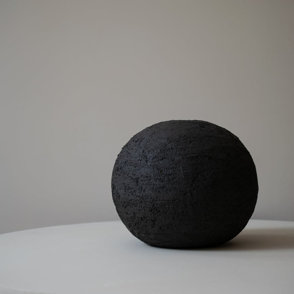 Image of Large Hand Built Ball Vase