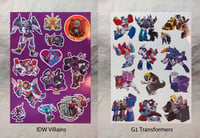 Image 2 of TRANSFORMERS A5 Sticker Sheets