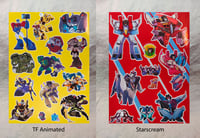 Image 4 of TRANSFORMERS A5 Sticker Sheets