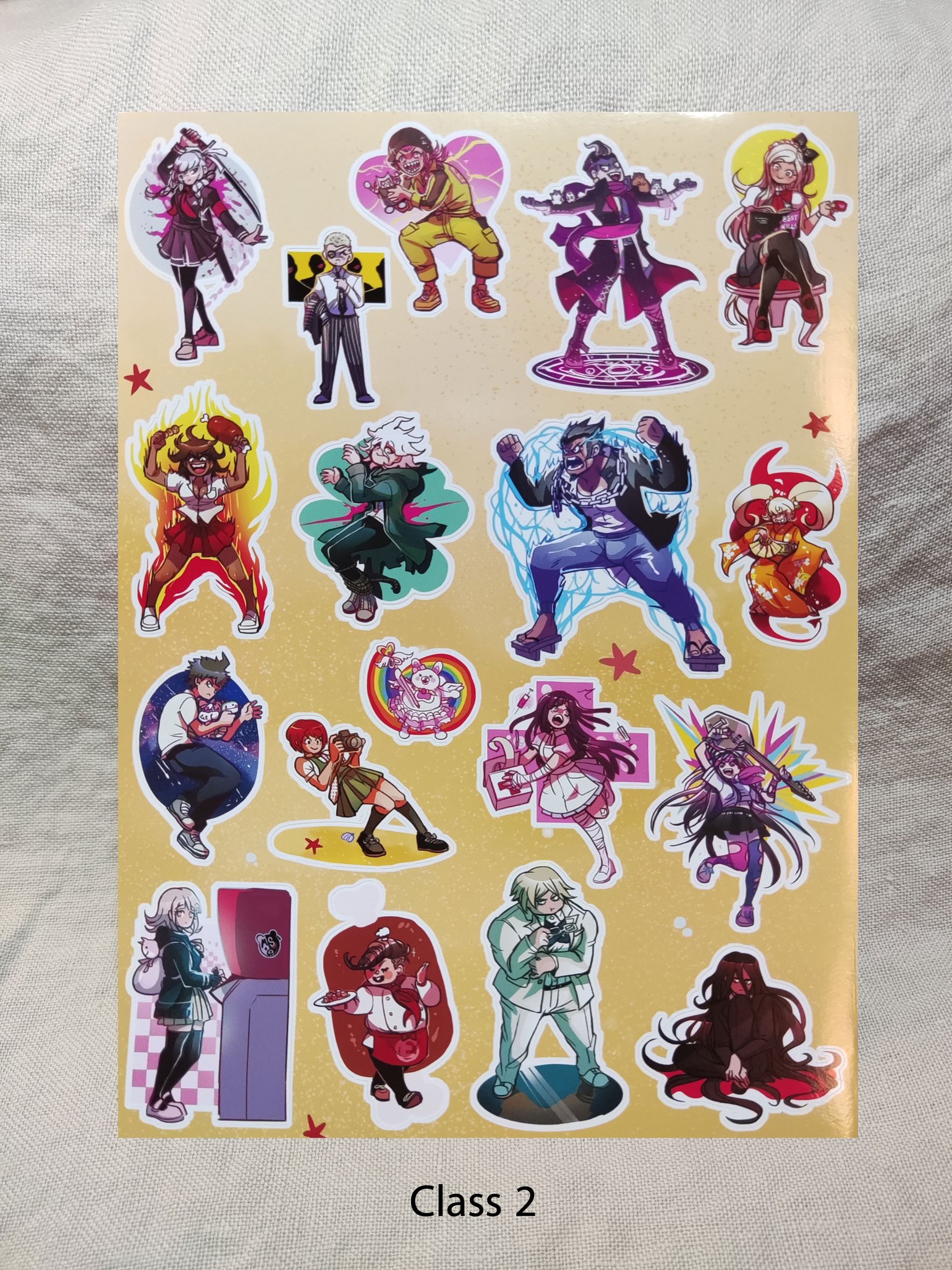 DANGANRONPA Sticker Sheets | Herzkammer