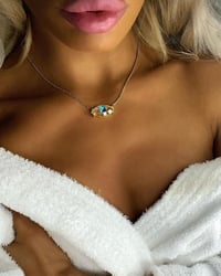 Image 4 of Turquoise Laura Necklace 