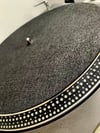 Classic black felt slipmat