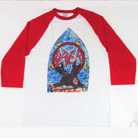 Image 1 of slayer baseball T-shirt