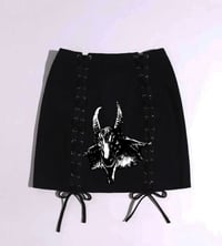 Image 1 of Bathory laced up skirt