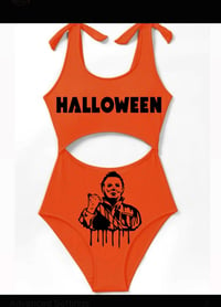 Image 1 of Halloween bathing suit