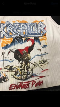 Image 3 of kreator crop tank 