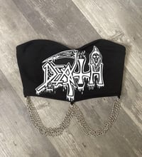 Image 4 of Chain crop top pull overs