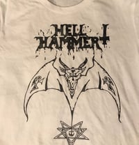 Image 3 of Hellhammer white crop top