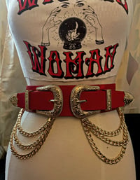 Image 3 of Vintage big concho belt 