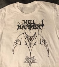 Image 4 of Hellhammer white crop top