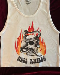 Image 1 of hell raiser crop tank