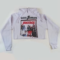 Image 1 of Black Sabbath cropped sabotage hoodie 