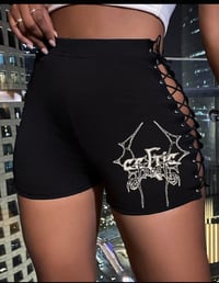 Image 3 of Celtic frost laced up shorts 