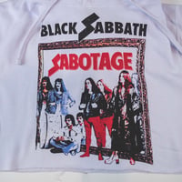 Image 2 of Black Sabbath cropped sabotage hoodie 