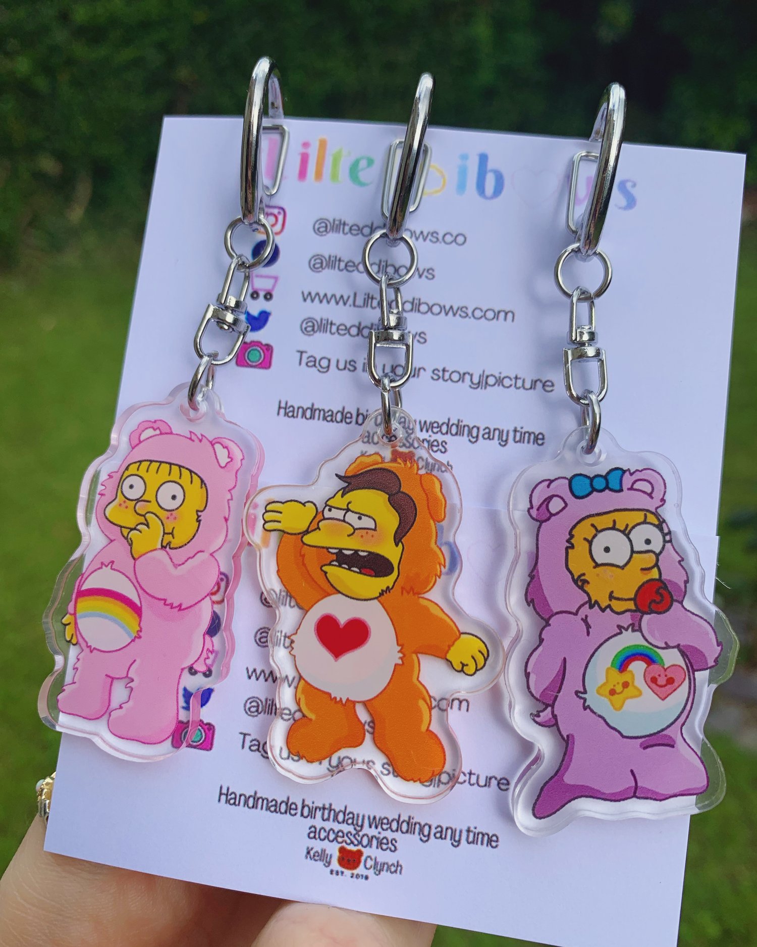 Image of Acrylic keyring (double sided) 