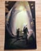 Image of Lord of the Rings Legolas and Aragorn Lothlorien 11x17" Print