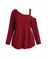 Image 2 of New 3X SHEIN Open Shoulder top #403*11