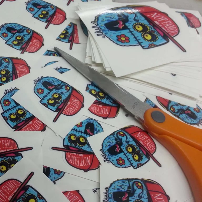 Image of Laminated - Kiss Cut Vinyl Sticker
