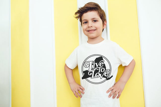 Toddler and Kid State Logo Tee