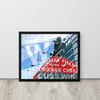 Chicago Cubs Collage Framed Poster