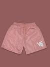 Pink Unisex Windbreaker Shorts