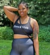 BOSSFITTED Black and White Sports Bra