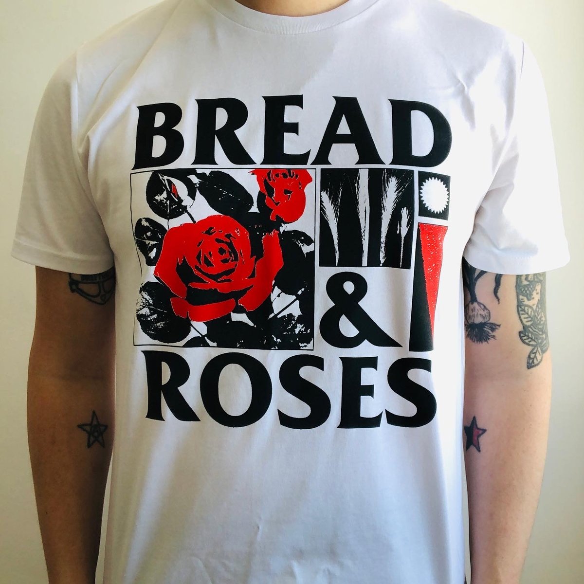 Image of BREAD AND ROSES T-SHIRT