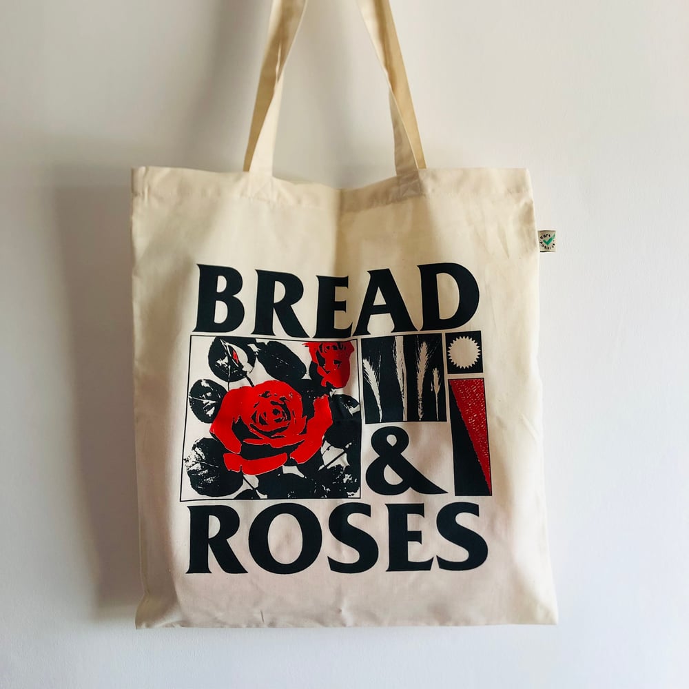 Image of Bread and roses tote bag