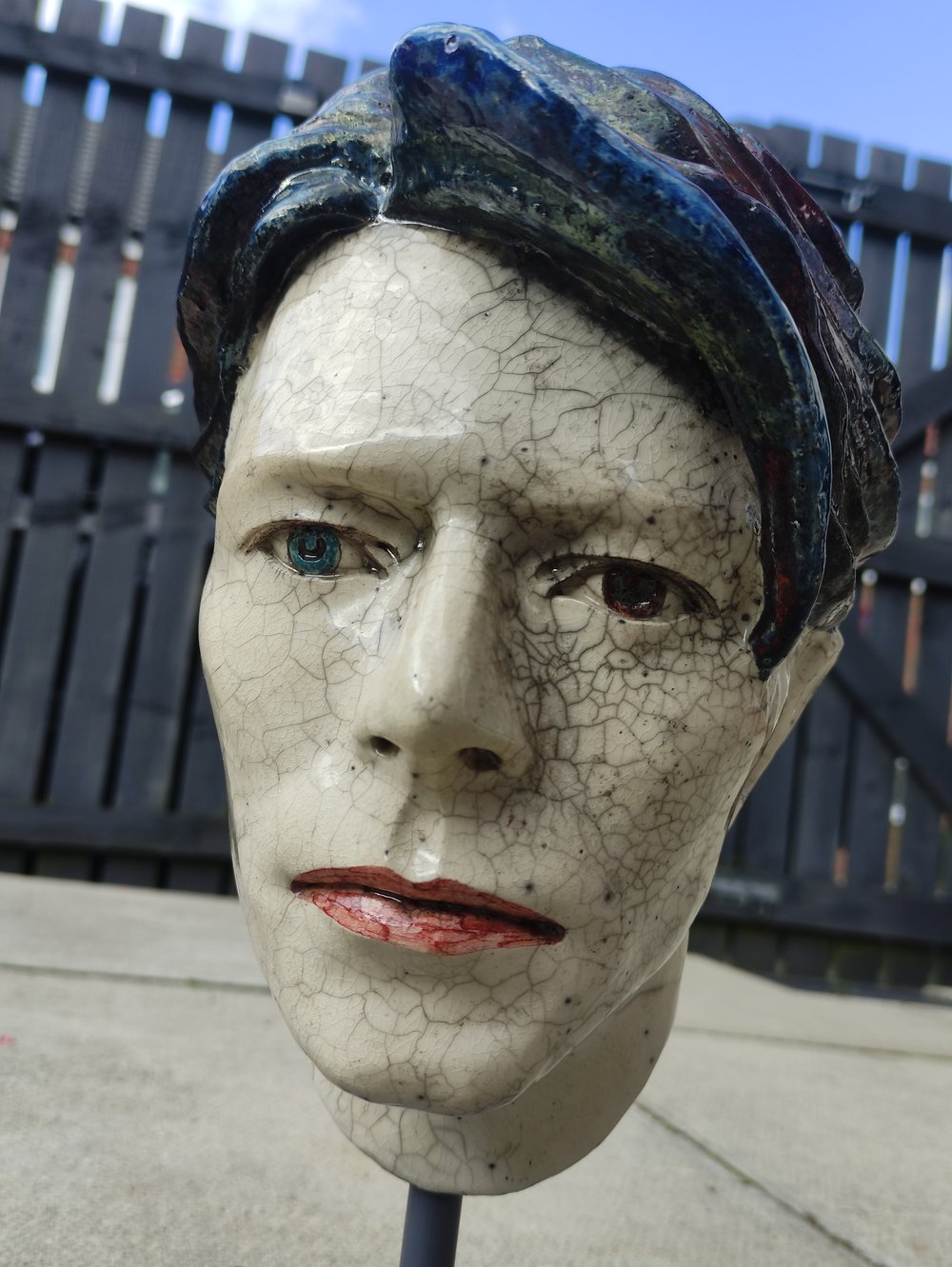 *SALE* 'Who Can I Be Now?' Ceramic Sculpture (Unique Raku Piece)
