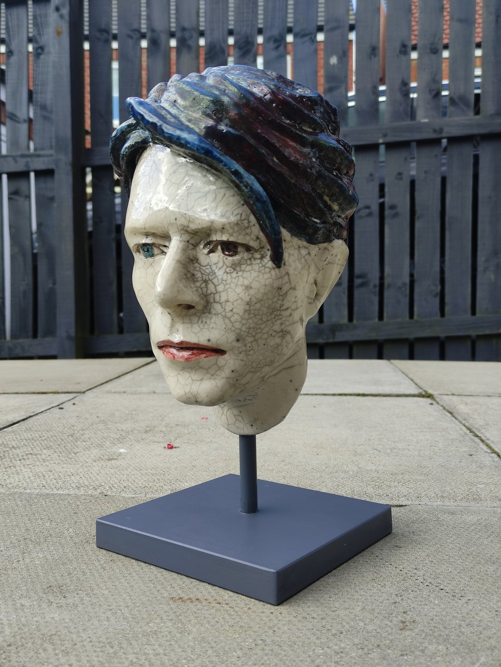 *SALE* 'Who Can I Be Now?' Ceramic Sculpture (Unique Raku Piece)