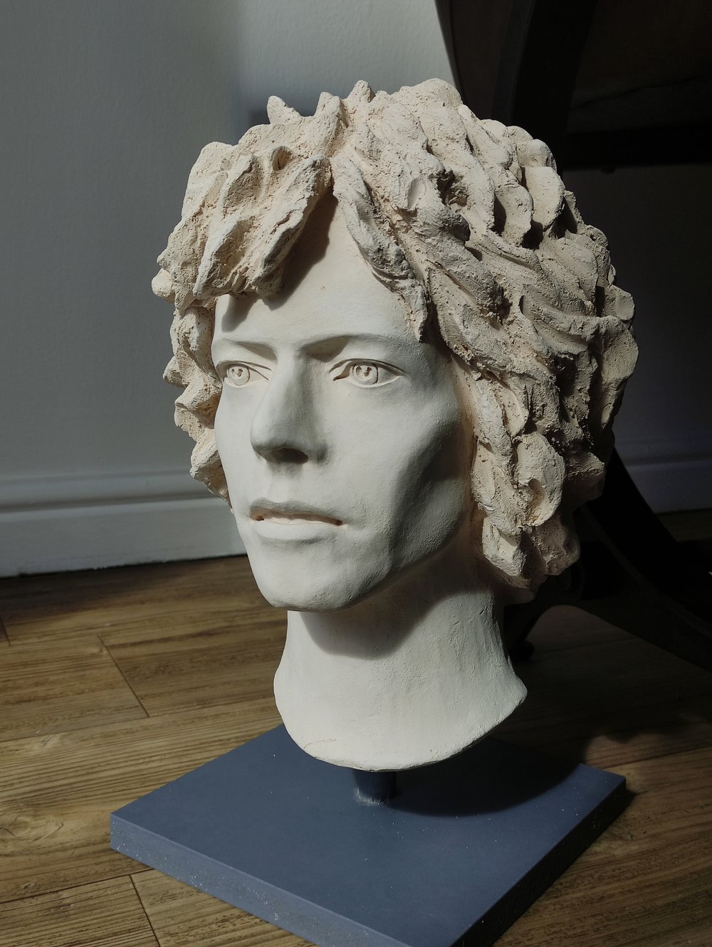 *SALE* 'Space Oddity' Full Head Sculpture - White Terracotta