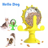 Cat and dogs interaction feeding wheel 