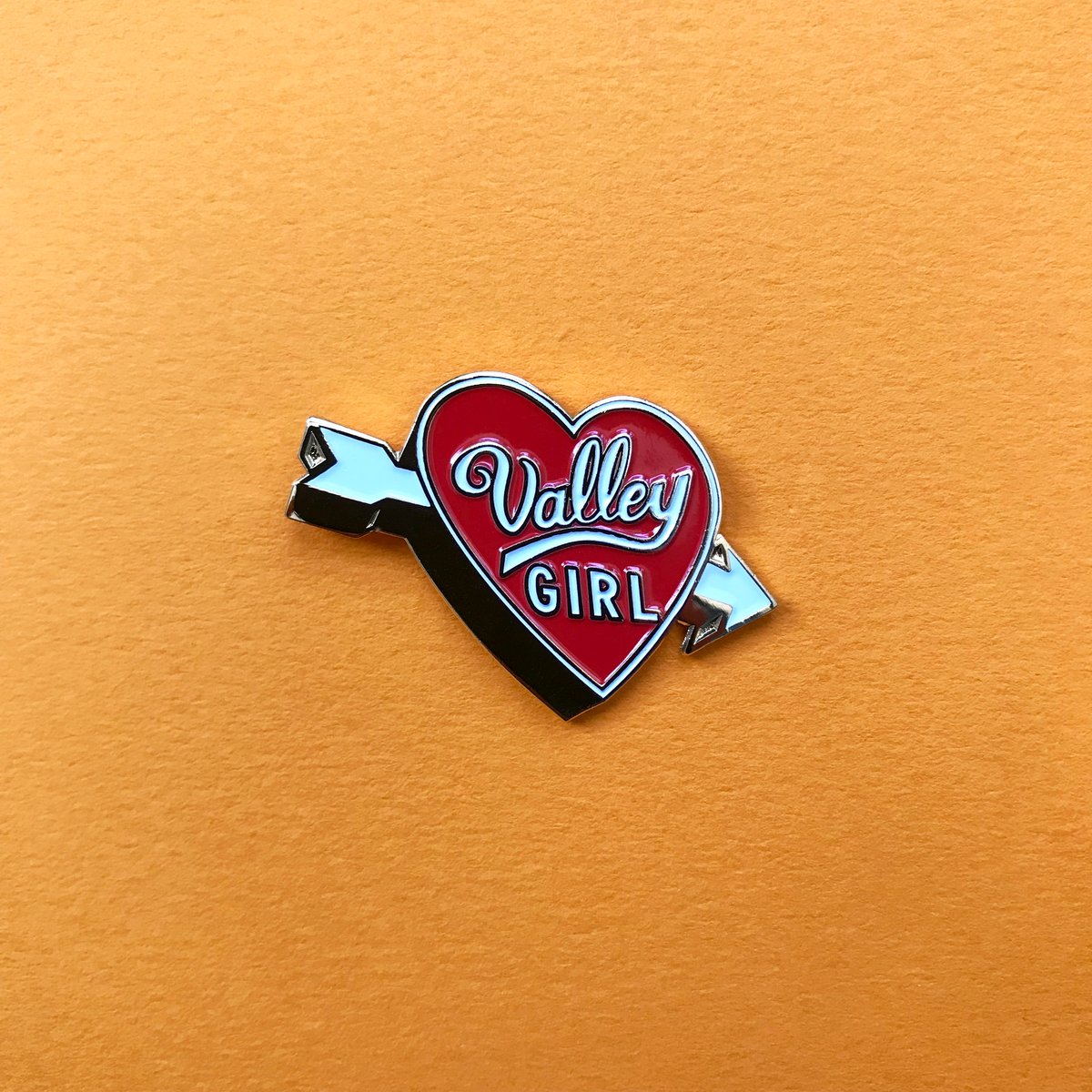 Image of Valley Girl Heart Pin
